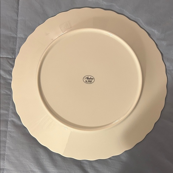 Andrea By Sadek Floral Cake Plate and Server Set